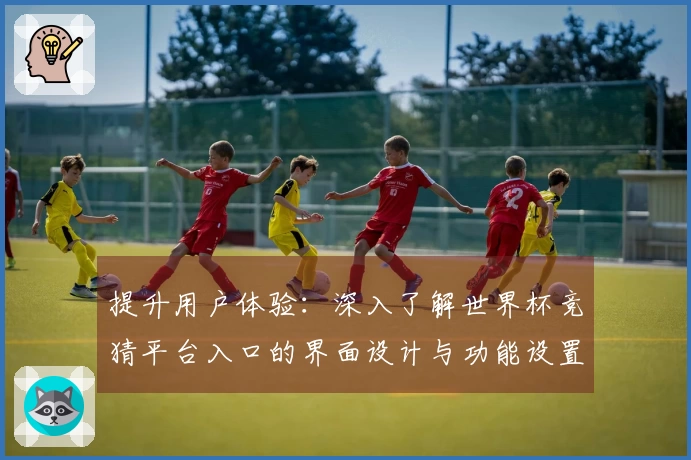 提升用户体验：深入了解世界杯竞猜平台入口的界面设计与功能设置